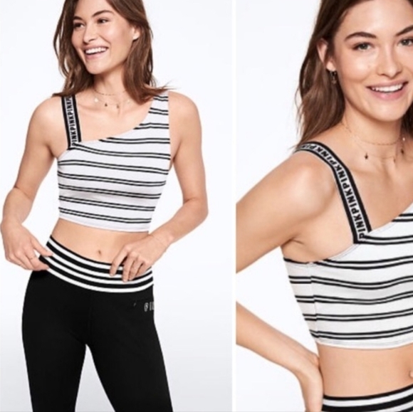 PINK Victoria's Secret Other - PINK Victoria Secret Women's Ultimate Logo Strap Sports Crop